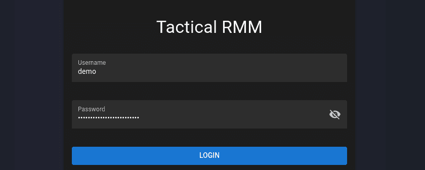 Tactical RMM